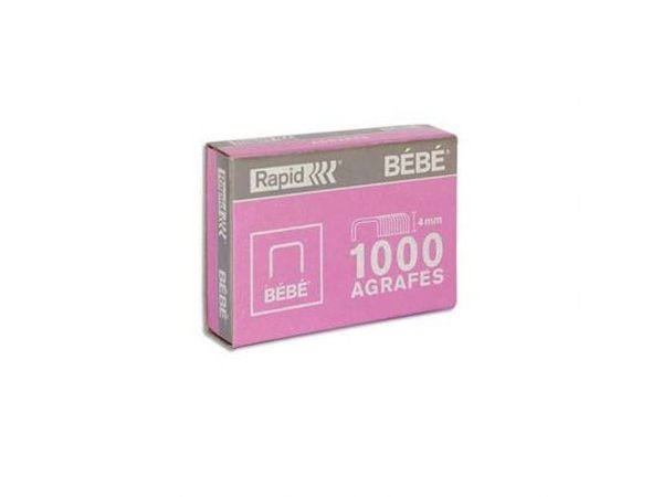 Agrafe Rapid bébé 8/4 cuivrée - Boîte de 1000